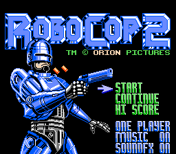 RoboCop 2 screenshot 3 for NES